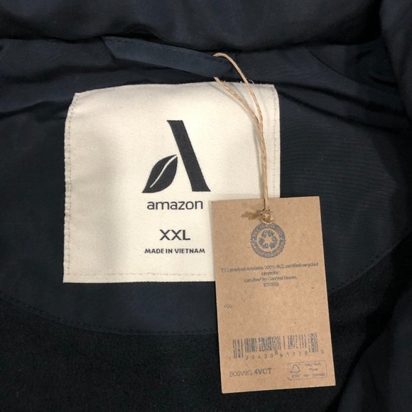 Amazon Essentials Relaxed Fit Womens Black Sleeveless Puffer Vest Size XXL - Picture 3 of 11